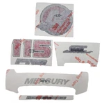 Mercury Decal Set Top Cowl 115HP Pro, 37-8M0114440 New. Price: $123.49.