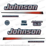 Fits Johnson 9.9HP 2002 - 2007 Decals Blue Cowl / Silver Text New. Price: $79.95.