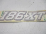 Stratos (2008) 186 Xt Raised Decal 14 1/2" 3" White Black & Red 7D055 Boat New. Price: $29.95.