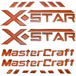 Mastercraft Boat Decal Kit 7501593 2013 Star Oem Orange Chromax New. Price: $1022.61.
