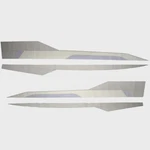 Lowe Boat Graphic Decal Stickers 2368838 Gray Silver Blue (set Of 4) New. Price: $317.68.