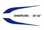 Sharpline Vent Decals Sticker Boat Logo Emblem Larson Senza 206 New. Price: $94.30.