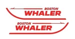 Set Of 2 Decals Fits Boston Whaler Boat Hull, Stickers. Mail W/ Tracking # New. Price: $21.77.