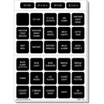 Blue Sea 4217 Square Format Label Set - 120 New. Price: $25.75.