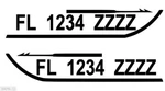 Boston Whaler Style Registration Numbers Boat Jetski Vinyl Decal Sticker New. Price: $16.99.