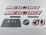 Mercury 50 Hp Four Stroke Efi 2006-2010 Set Outboard Engine Decals Sticker New. Price: $53.48.