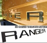 Black Raised Tailgate Insert Emblem Letter Fit For 2019-2023 Ranger Model Decal New. Price: $14.99.