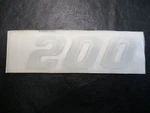 G3 200 Cc Raised Decal 1/4" X White & Silver 73405416 158628-01 Boat New. Price: $14.95.