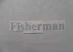 Lund Fisherman Decal 1/8" X 11/16" 1986364 Silver & Black Marine Boat New. Price: $19.95.