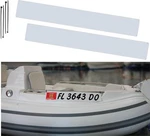 Hardline Products Usa Marine Registration Plate Kit For Solid White New. Price: $42.79.