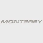 Monterey Boat Raised Logo Decal 95104069 Polished Silver Sticker New. Price: $164.82.