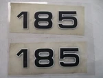 Ranger 185 Raised Decal 5" X 5/8" (pair 2) Black Brown White 7604653 Boat New. Price: $24.95.