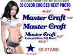 Competition Boats Decals 30 Color Choices New. Price: $98.00.