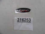 Legend Raised Decal 3/8" X 3/4" 316253 Silver Black Red Marine Boat New. Price: $19.95.